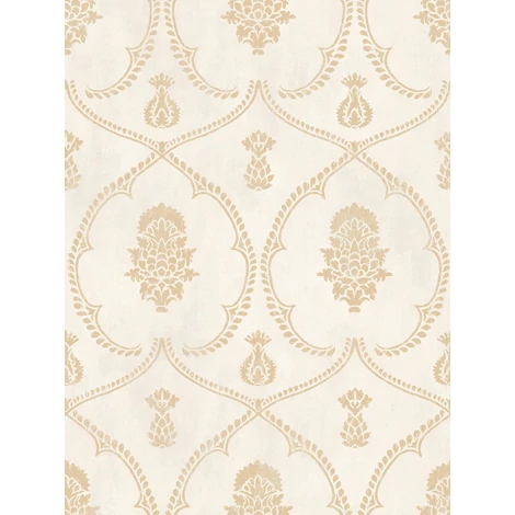York Damaszt mintás elegáns arany vlies tapéta Royal Damask tapéta Soft Gold 68,58 cm X 8,22 m