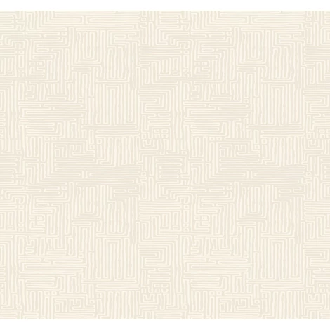 York Grafikai mintás krém színű vlies tapéta Passages Cream 68,58 cm X 8,22 m