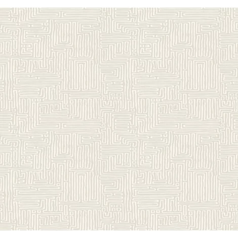 York Grafikai mintás szürke vlies tapéta Passages Grey 68,58 cm X 8,22 m