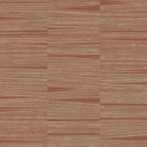 York Vonalrajzos elegáns piros vlies tapéta finom arany fénnyel Line Stripe Brick 68,58 cm X 8,22 m