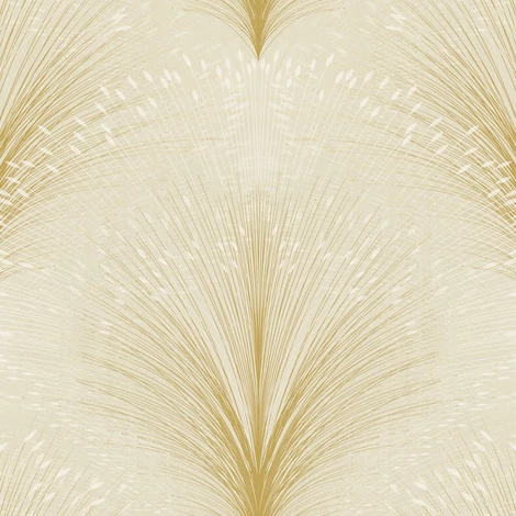 York Metál fényes modern bézs vlies tapéta Papyrus Plume Beige 68,58 cm X 8,22 m