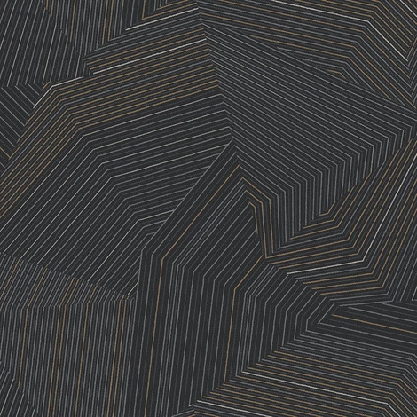 York Modern absztrakt fekete vlies tapéta Dotted Maze Black 68,58 cm X 8,22 m