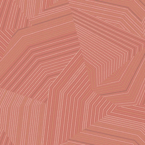 York Modern absztrakt piros vlies tapéta Dotted Maze Desert Red 68,58 cm X 8,22 m