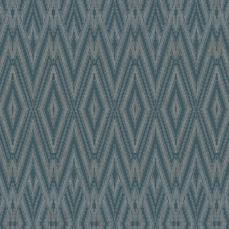 York Ikat mintás sötétkék vlies tapéta Diamond Marquise Tropicana 68,58 cm X 8,22 m