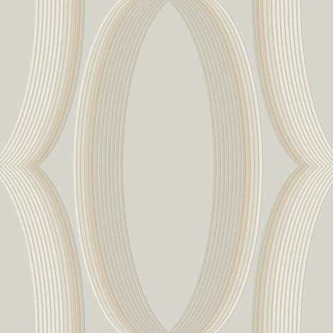 York Ellipszis mintás bézs vlies tapéta Progression Ogee Blonde 68,58 cm X 8,22 m