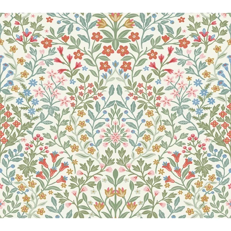 York Vadvirágos színes vlies tapéta Garden Terrace Multi 68,58 cm X 8,23 m