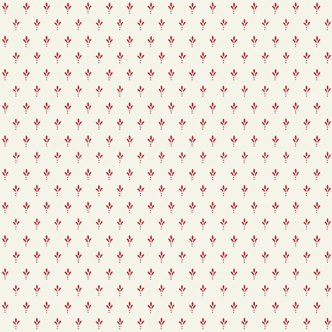 York Apró mintás romantikus piros-krém színű vlies tapéta Charm Red 52 cm X 10 m