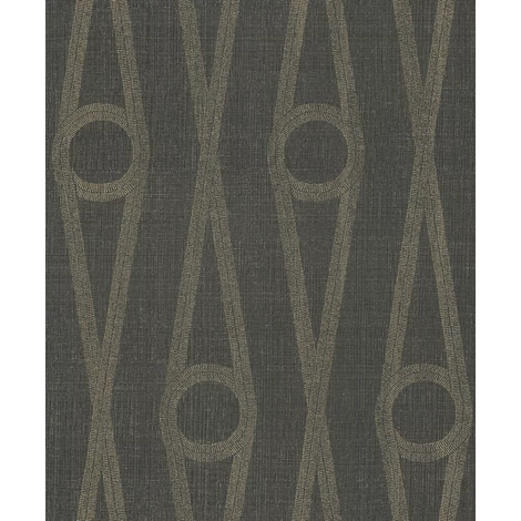 York Elegáns sötétszürke vlies tapéta metál fénnyel Henlein Charcoal 52,83 cm X 10 m