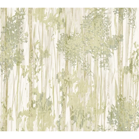 York Akvarelles erdei fákat ábrázoló zöld vlies tapéta Aspen Grove Green 68,58 cm X 8,22 m