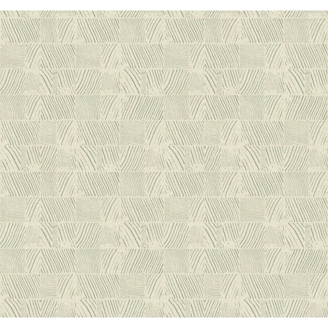 York Faerezetes modern zöld vlies tapéta Woodcut Green & Stone 68,58 cm X 8,22 m