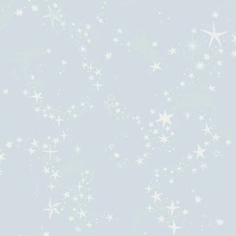 York Csillagos világoskék vlies gyerek tapéta Stjärnhimmel Light Blue 53 cm X 10 m