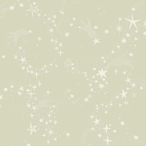 York Csillagos zöld vlies gyerek tapéta Stjärnhimmel Light Green 53 cm X 10 m