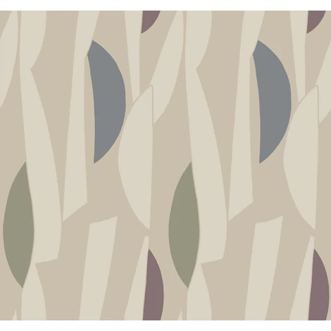 York Geometriai mintás barna vlies tapéta Balance Jewel 68,58 cm X 8,22 m