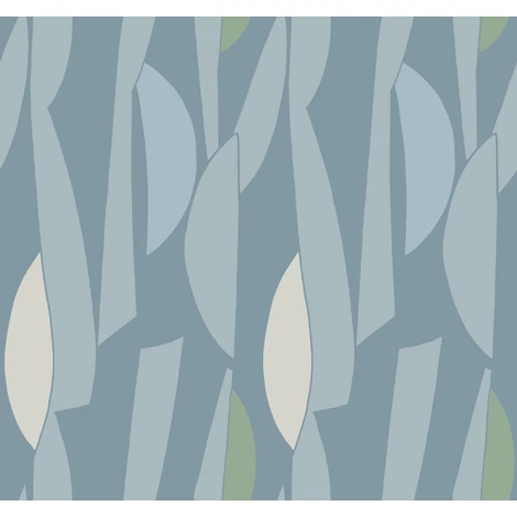 York Geometriai mintás kék vlies tapéta Balance Mineral 68,58 cm X 8,22 m