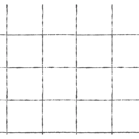 York Fekete kockás vlies tapéta La Vitre Plaid Carbon Black 68,58 cm X 8,22 m