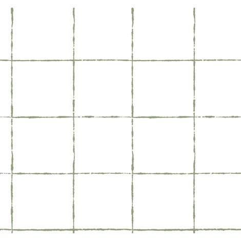 York Zöld kockás vlies tapéta La Vitre Plaid Leaf 68,58 cm X 8,22 m