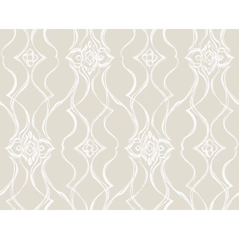 York Elegáns bézs vlies tapéta Pirouette Beige 68,58 cm X 8,22 m