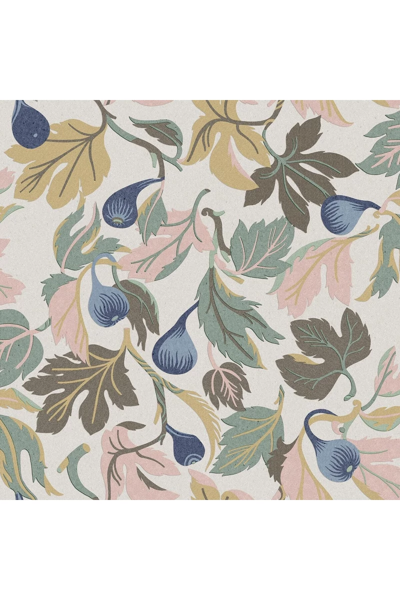 Boras Füge mintás modern színes vlies tapéta Figs Multi 49 cm X 10 m