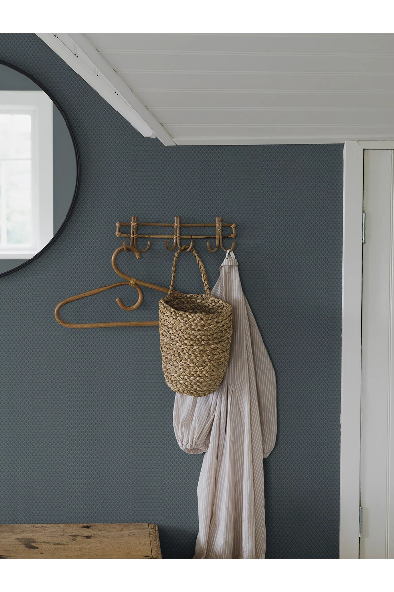 Boras Geometriai mintás kék vlies tapéta Fredrika Blue 53 cm X 10 m