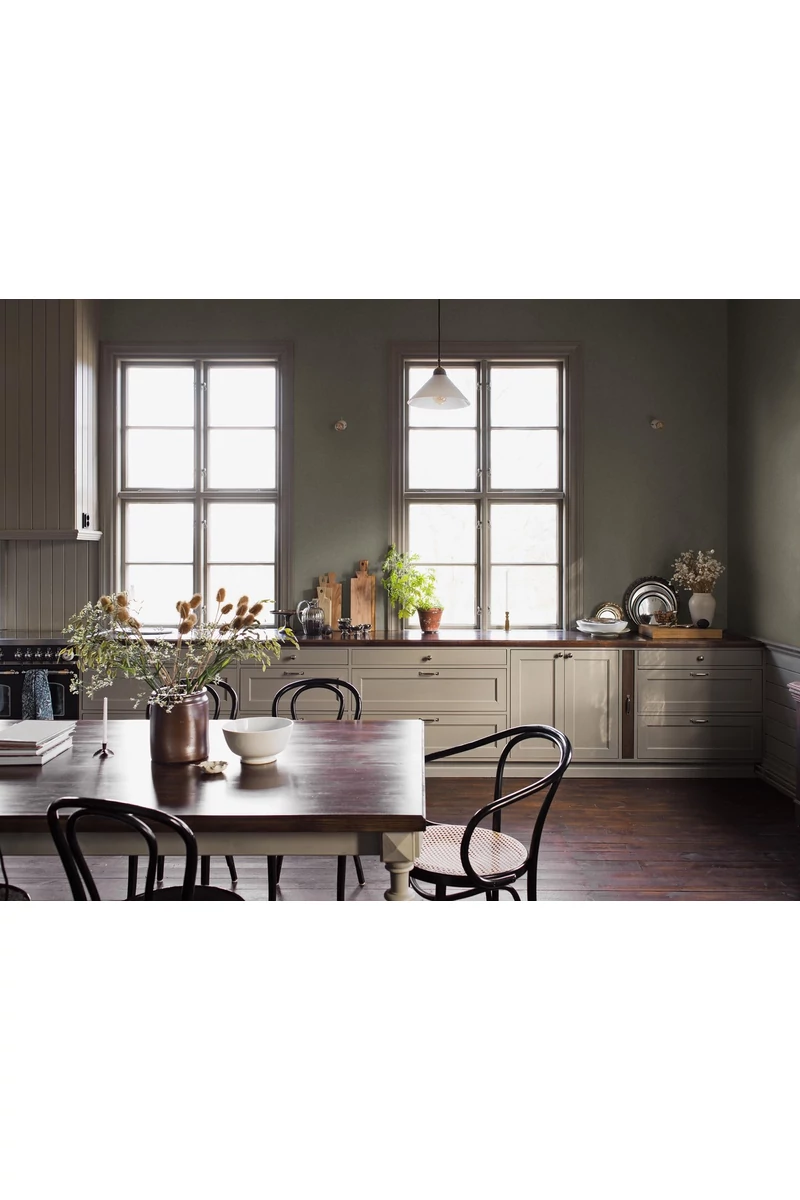 Boras Oliva zöld vlies tapéta Canvas Olive Green 53 cm X 10 m