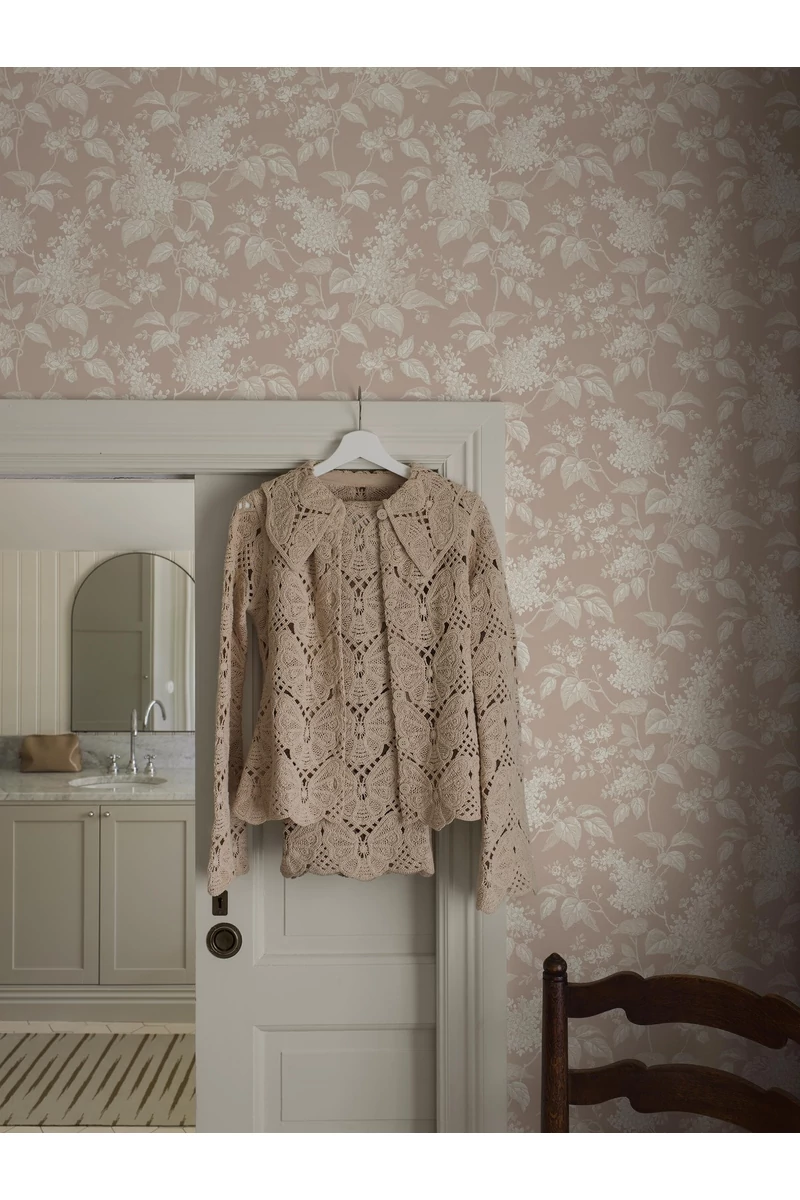 Boras Orgonás rózsaszín vlies tapéta Syren Pink 53 cm X 10 m