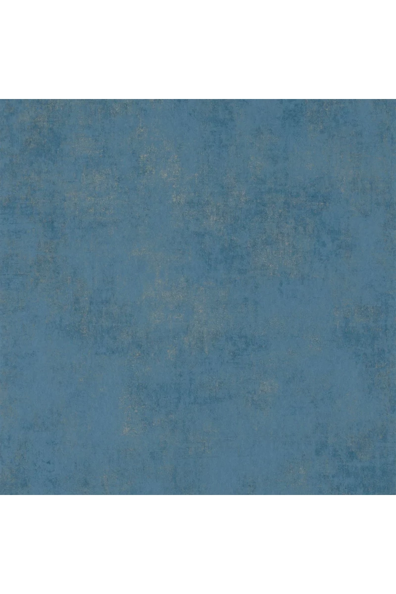 Casadeco Elegáns kék vlies tapéta kőhatású mintázattal Prague Stone Uni Denim 53 cm X 10 m