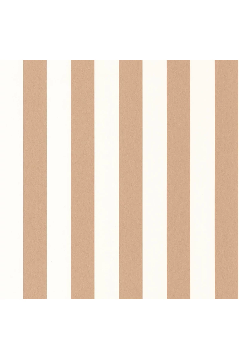 Casadeco Csíkos klasszikus barna vlies tapéta Olympe Noisette 53 cm X 10 m