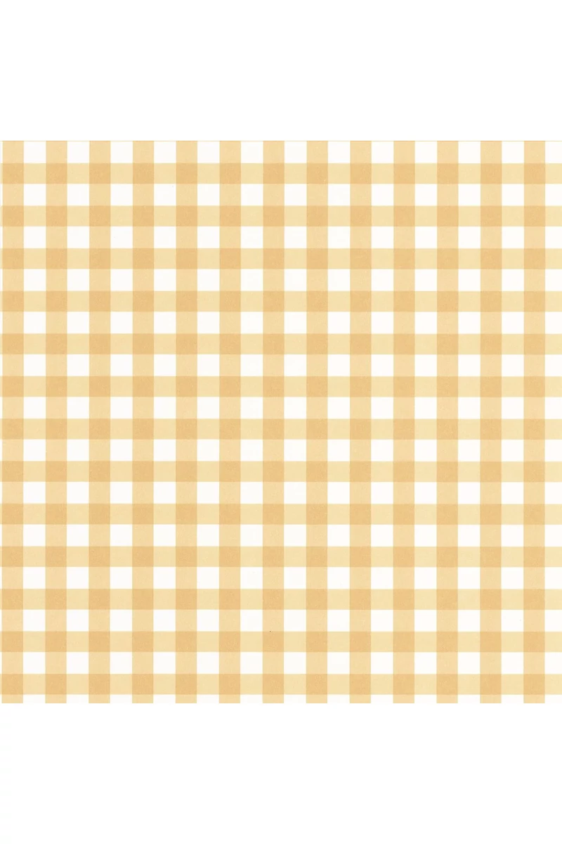 Casadeco Apró kockás barna vlies tapéta Vichy Camel 53 cm X 10 m