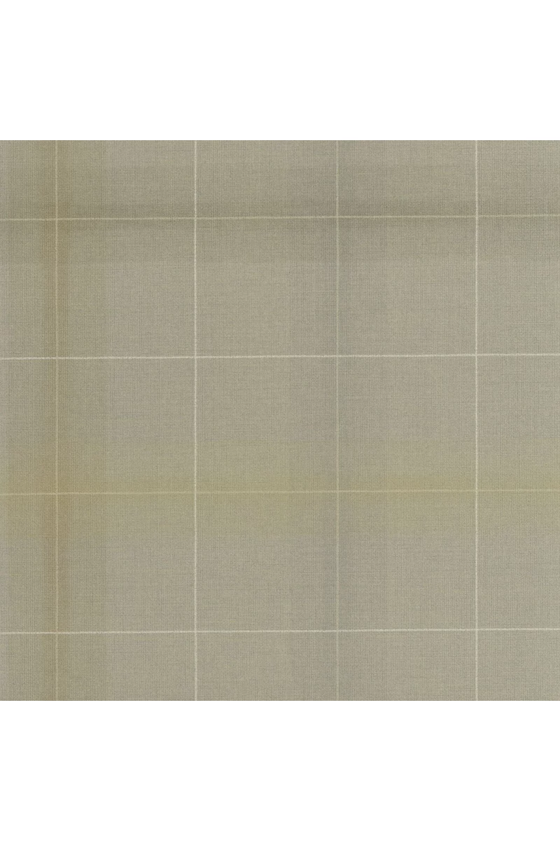 Casadeco Kockás szövet hatású keki vlies tapéta Archie Kaki 53 cm X 10 m