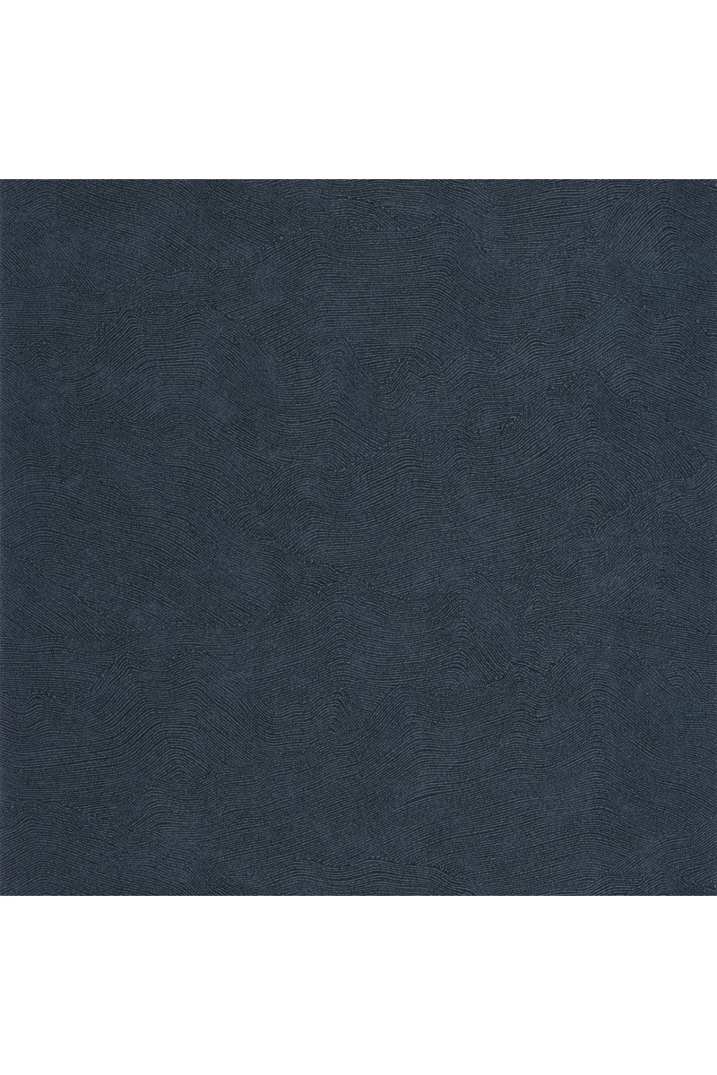 Casadeco Hullámos texturált sötétkék vinyl tapéta Cote D'Opale Bleu Orage 53 cm X 10 m