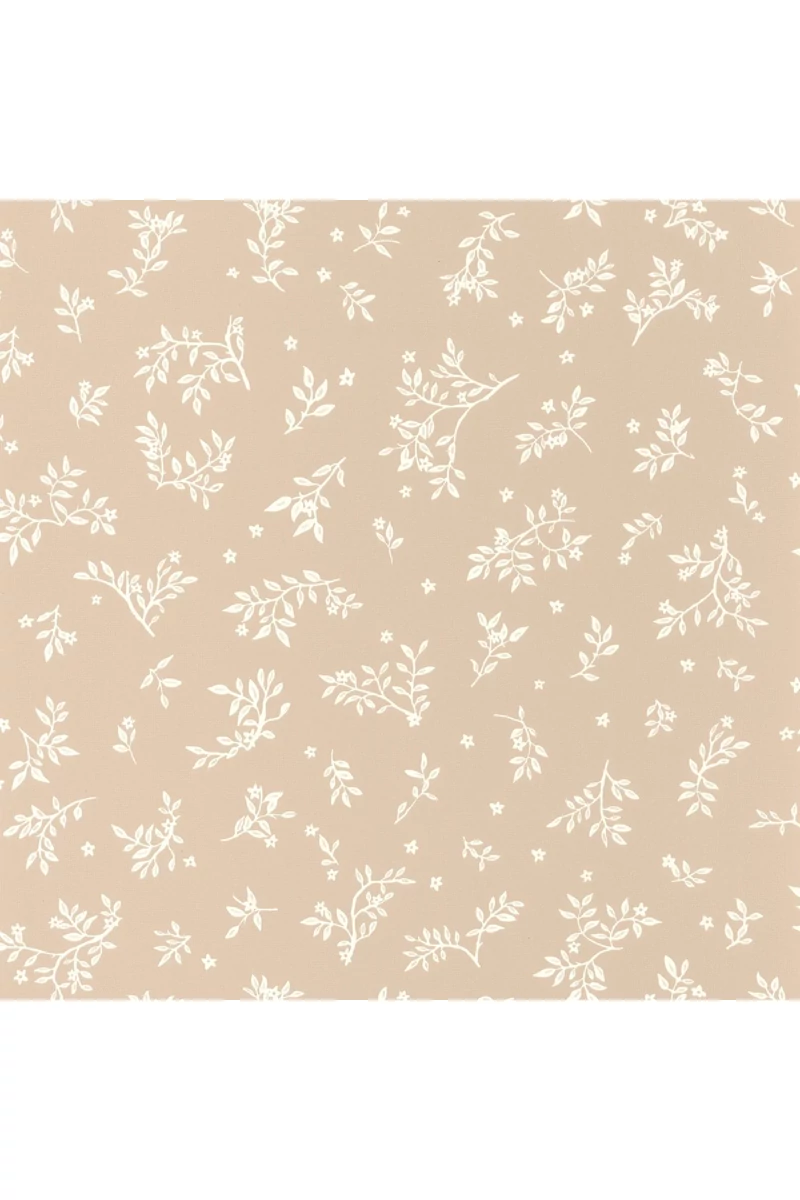 Caselio Romanitkus apró virágos bézs vinyl tapéta Callisto Sable 53 cm X 10 m