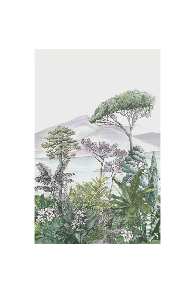 Caselio Zöld növényes vlies poszter tapéta Phoenix Vert 53 cm X 10 m