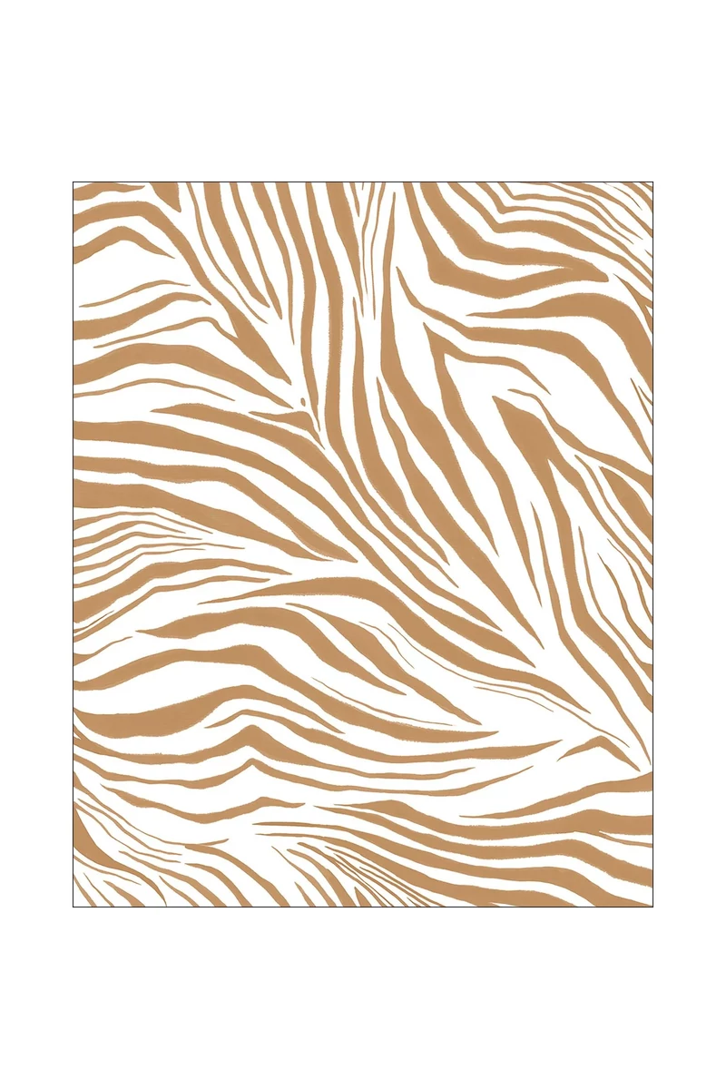 Caselio Zebracsíkos bézs vlies poszter tapéta Zebra Blanc Beige 50 cm X 3 m