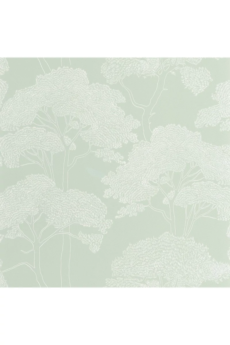 Caselio Fa mintás zöld vinyl tapéta La Ciotat Vert Blanc 53 cm X 10 m