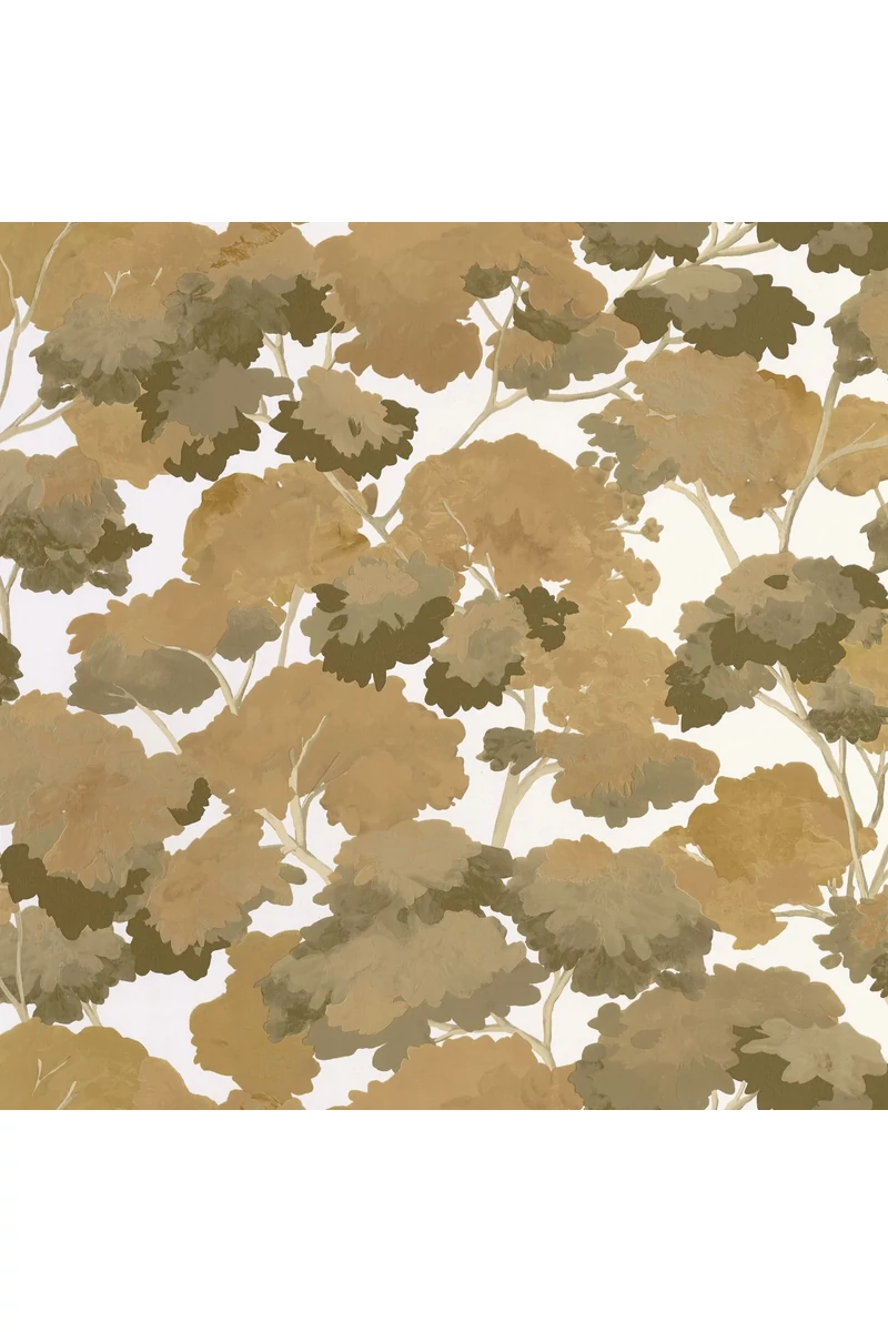 Caselio Modern fa mintás okkersárga vlies tapéta Été Kaki Ocre 53 cm X 10 m