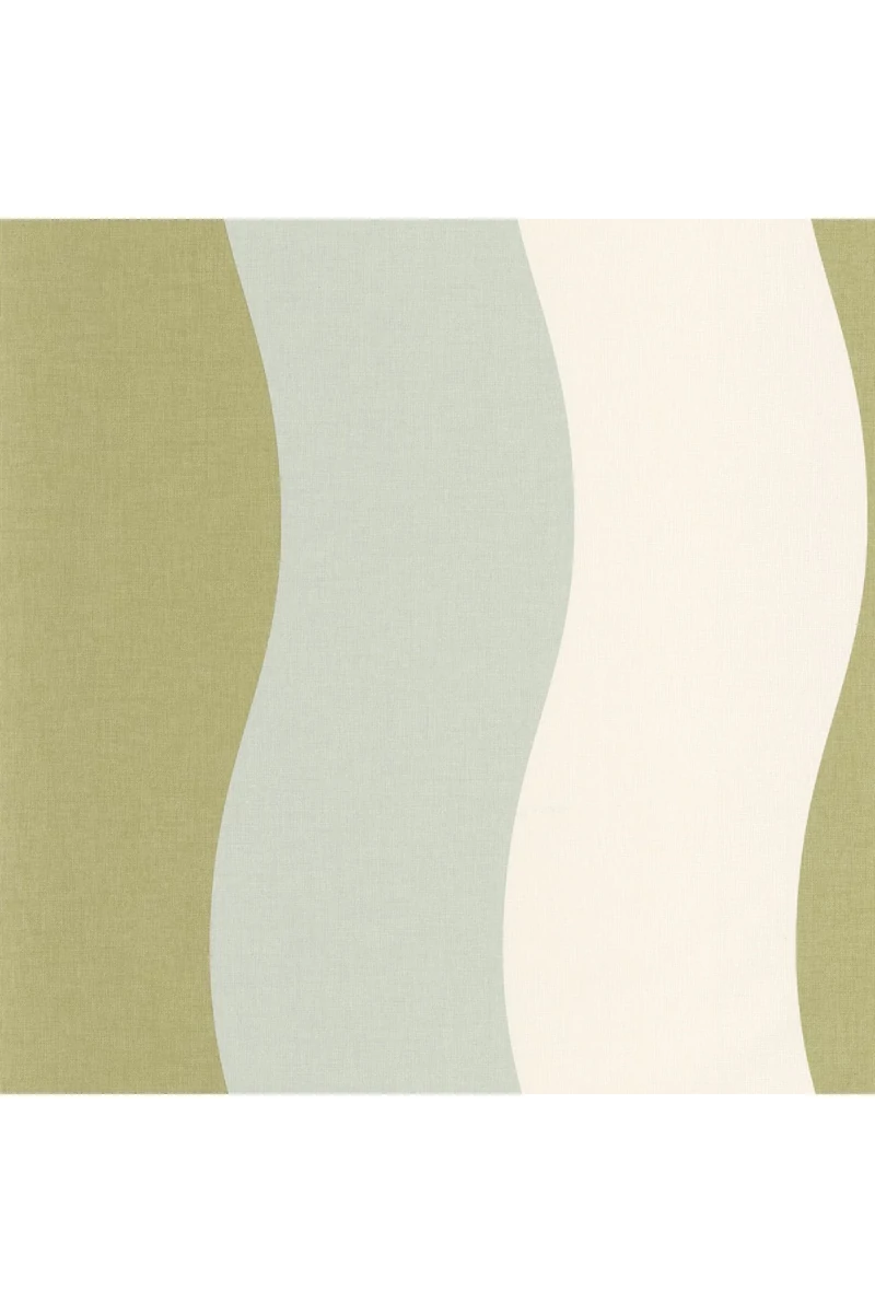 Caselio Hullámos retro zöld vinyl tapéta Sandy Bleu Vert 53 cm X 10 m