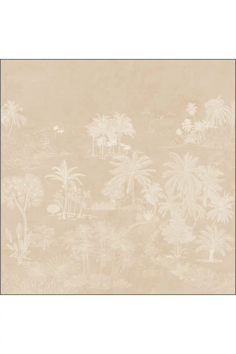 Caselio Elegáns fa mintás bézs vlies poszter tapéta Timor Beige 50 cm X 3 m