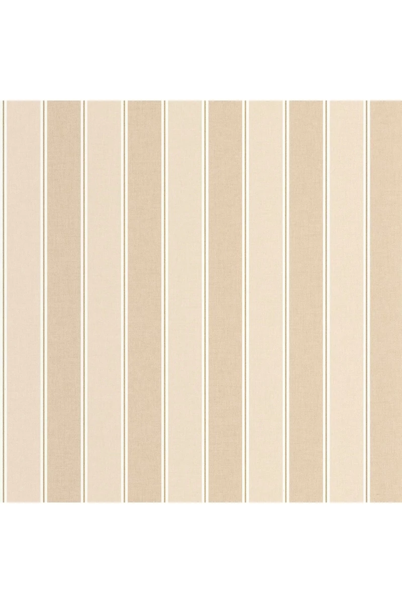 Caselio Elegáns csíkos bézs vinyl tapéta arany szegéllyel Classic Lines Beige Or 53 cm X 10 m