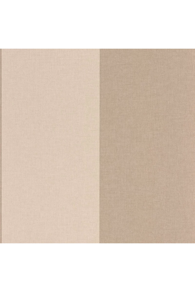 Caselio Széles csíkos barna vinyl tapéta XXL Lines Taupe 53 cm X 10 m