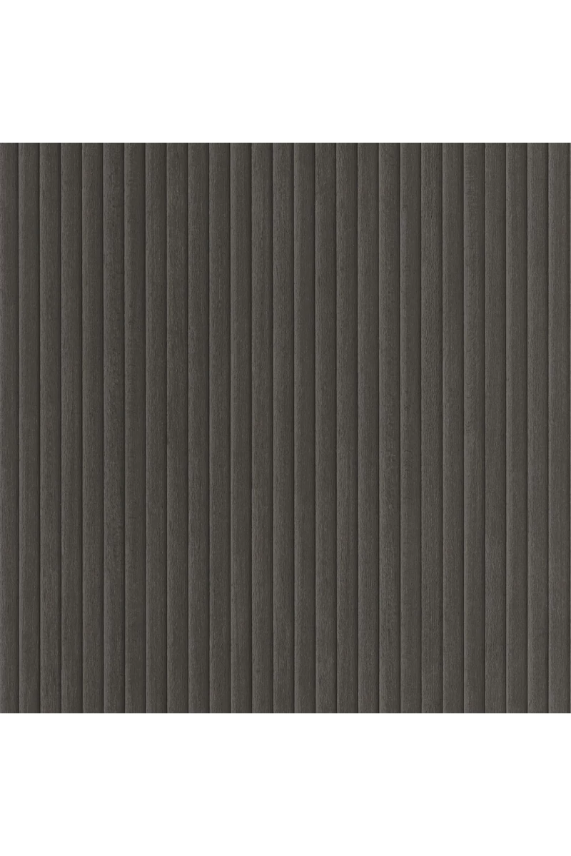 Caselio Faléc hatású modern fekete vinyl tapéta Boisea Noir 53 cm X 10 m