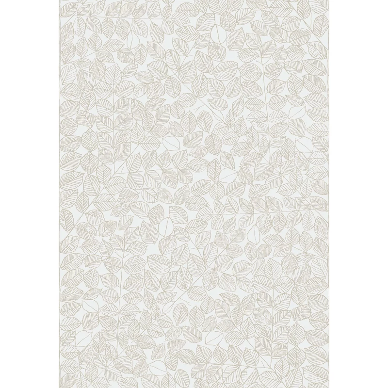 Boras Monokróm levélmintás bézs vlies tapéta Viola Gråsten Romans Beige 53 cm X 10 m