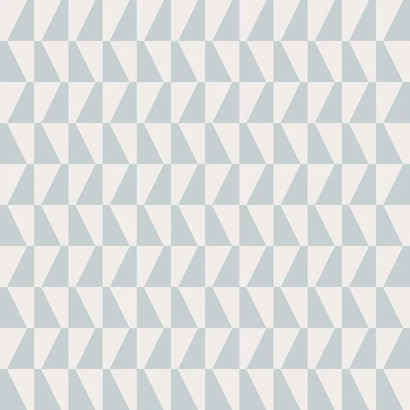 Boras Geoemtriai mintás modern kék vlies tapéta Arne Jacobsen Trapez Blue 53 cm X 10 m