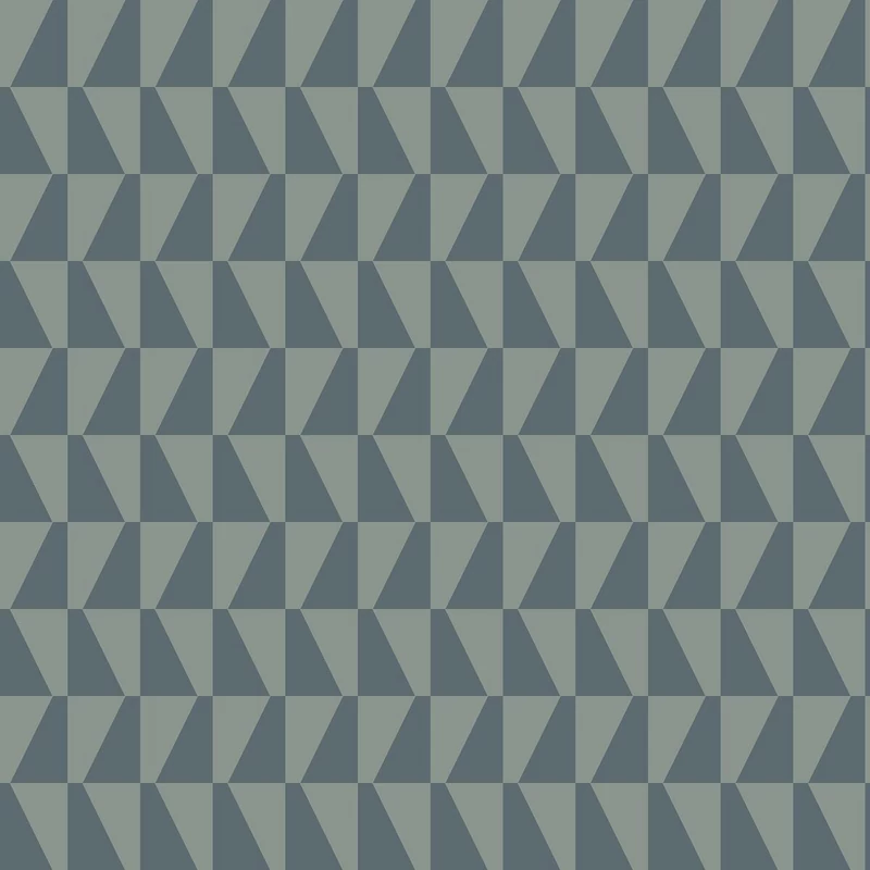 Boras Geoemtriai mintás modern kék vlies tapéta Arne Jacobsen Trapez Blue 53 cm X 10 m