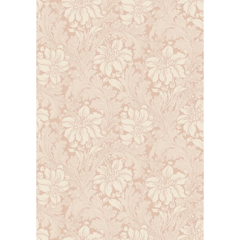 Boras Vintage virágos rózsaszín vlies tapéta Acanthus Pink 53 cm X 10 m