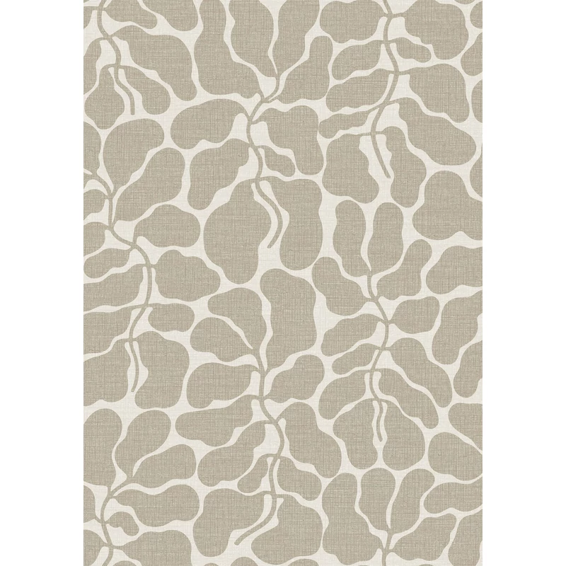 Boras Modern levélmintás bézs vlies tapéta My Secret Garden Beige 49 cm X 10 m