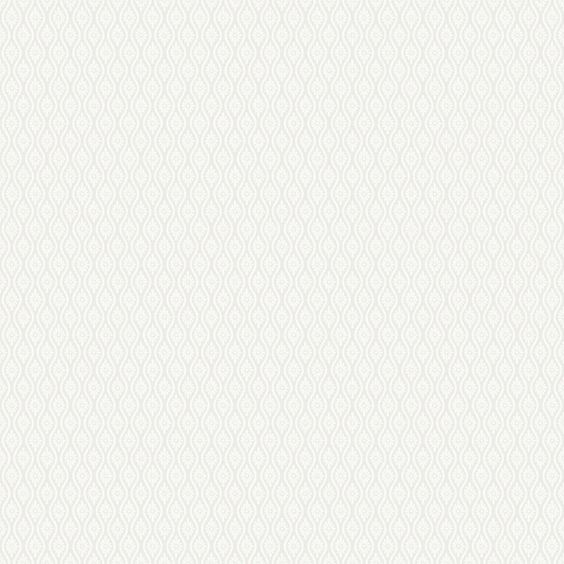 Boras Hullámos skandináv fehér vlies tapéta Moa White 53 cm X 11 m