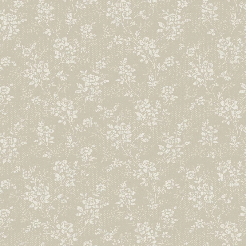 Boras Pöttyös virágos bézs vlies tapéta Hip Rose Beige 53 cm X 10 m