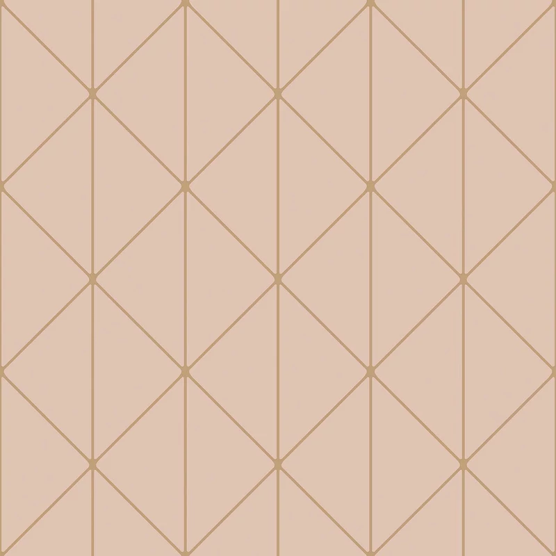 Boras Geometriai mintás glamúr rózsaszín vlies tapéta Diamonds Pink 53 cm X 10 m