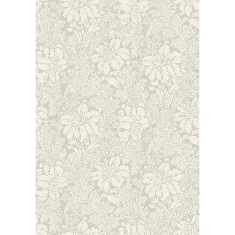 Boras Vintage virágos bézs vlies tapéta Acanthus Beige 53 cm X 10 m