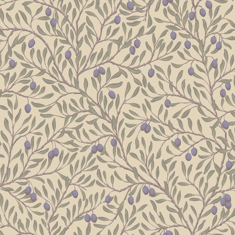 Boras Olivás sárga vlies tapéta Olivträd Yellow 53 cm X 10 m